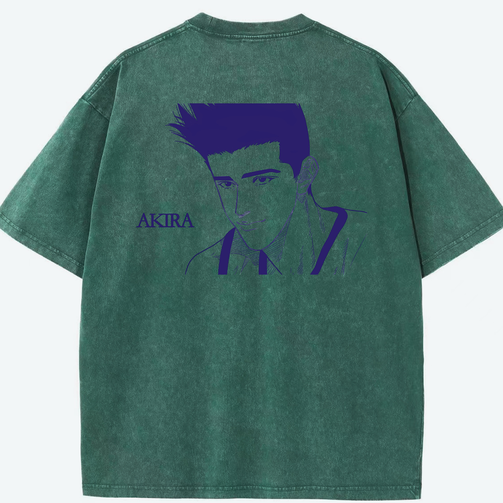 （画像用） SLAM DUNK／スラムダンク 綿100% ヴィンテージ風 半袖Tシャツ（背面プリント）